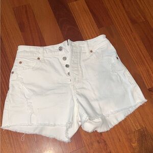 White Denim Women's Shorts